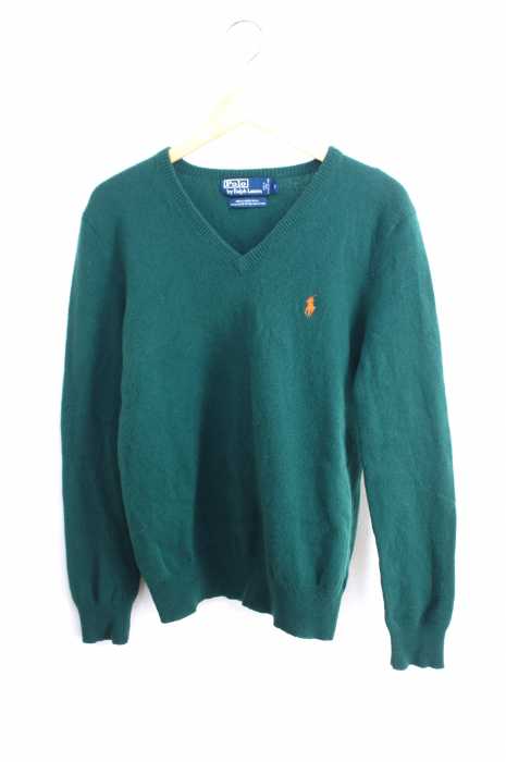 Polo by RALPH LAUREN (ポロバイラルフローレン) ポニー刺繍Vネックニットセーター メンズ トップス