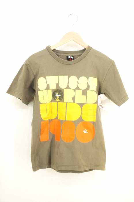 STUSSY （ステューシー） WORLD WIDEプリントTシャツ メンズ トップス