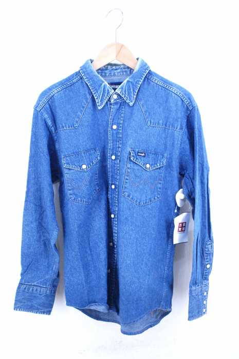 Wrangler （ラングラー） 70S デニムウエスタンシャツ メンズ トップス