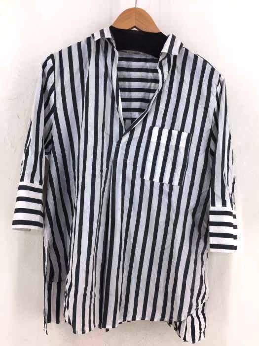 AZUL by moussy(アズールバイマウジー) サイドスリットスキッパーシャツ レディース トップス