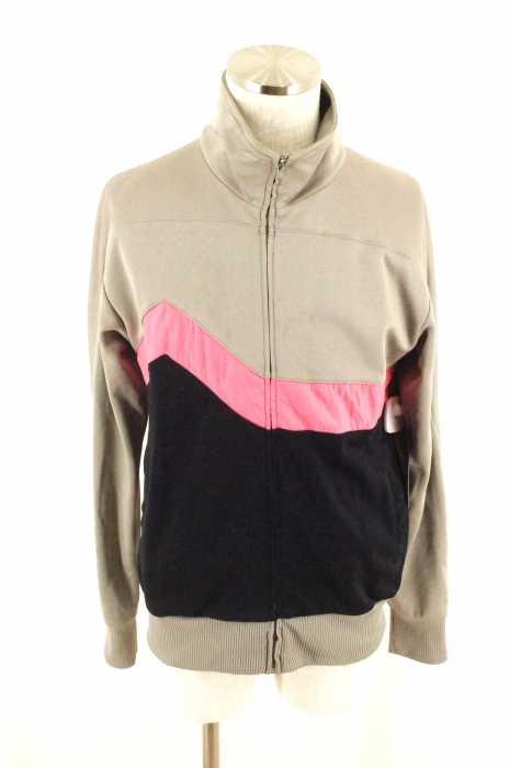 KIM JONES （） 異素材切替トラックジャケット ジップジャージ メンズ アウター
