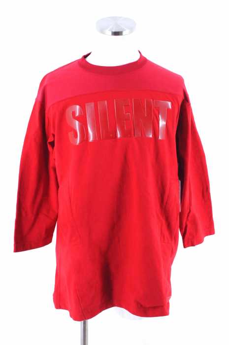 UNDERCOVERISM （アンダーカバーイズム） 14SS　SILENTプリント フットボールカットソー メンズ トップス