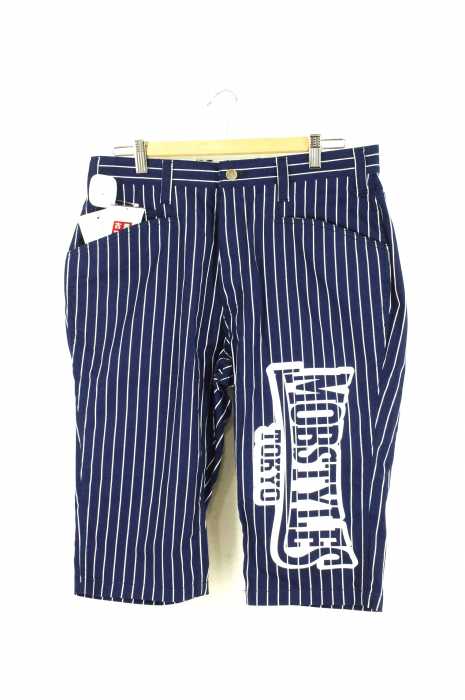 BEN DAVIS （ベンデイビス） ストライププリントクロップドパンツ メンズ パンツ