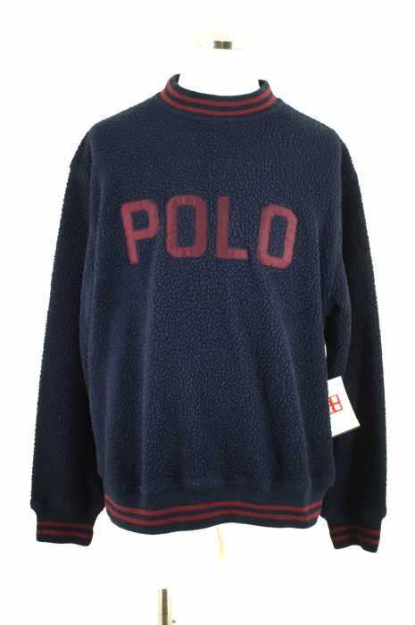 Polo by RALPH LAUREN (ポロバイラルフローレン) ロゴクルーネックフリース メンズ トップス