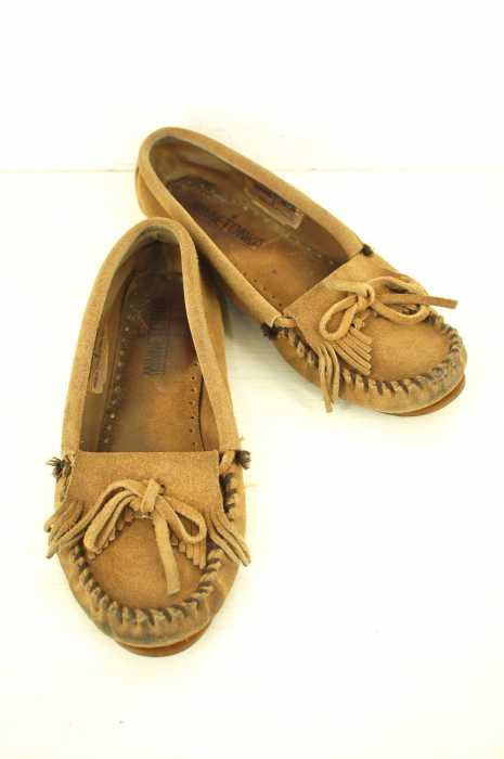 Minnetonka （ミネトンカ） スウェードデッキシューズ レディース シューズ