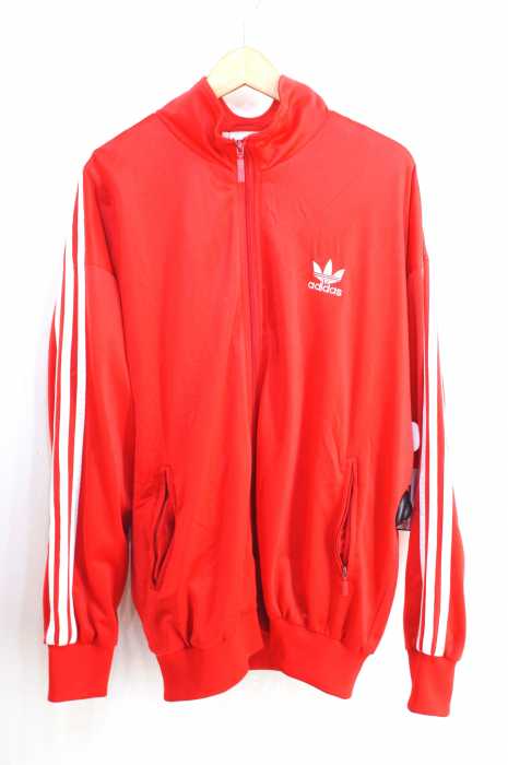 adidas (アディダス) 80~90S 万国旗タグ バックロゴ刺繍トラックジャケット メンズ アウター