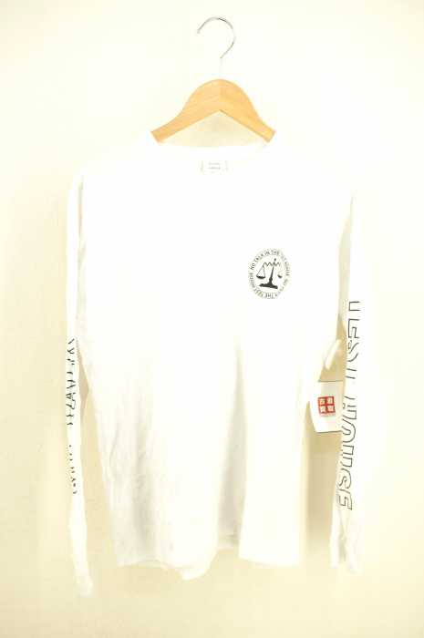 MR.GENTLEMAN （ミスタージェントルマン） 袖プリントロングスリーブTシャツ メンズ トップス