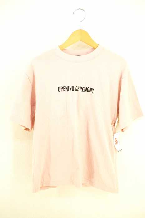OPENING CEREMONY(オープニングセレモニー) ロゴ刺繍半袖Tシャツ レディース トップス