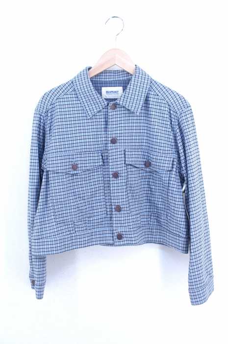 BEAMS BOY （ビームスボーイ） グレンチェックウェザーコーチジャケット レディース アウター