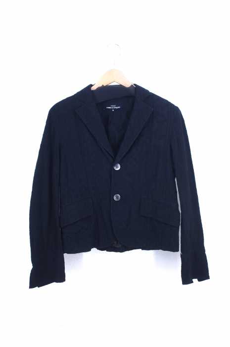 tricot COMME des GARCONS （トリココムデギャルソン） AD2005 パッチワークレース総柄2Bジャケット レディース アウター