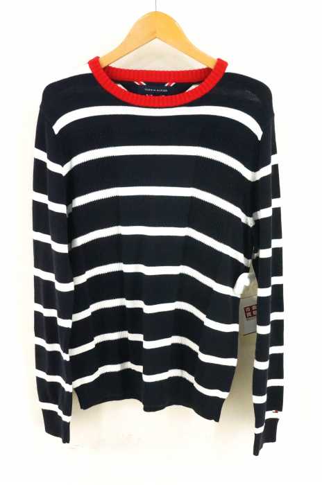 TOMMY（トミー） ボーダー柄コットンニット メンズ トップス