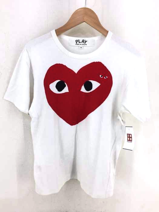 PLAY COMME des GARCONS（プレイコムデギャルソン） AD2007 ハートプリントワッペンTシャツ メンズ トップス