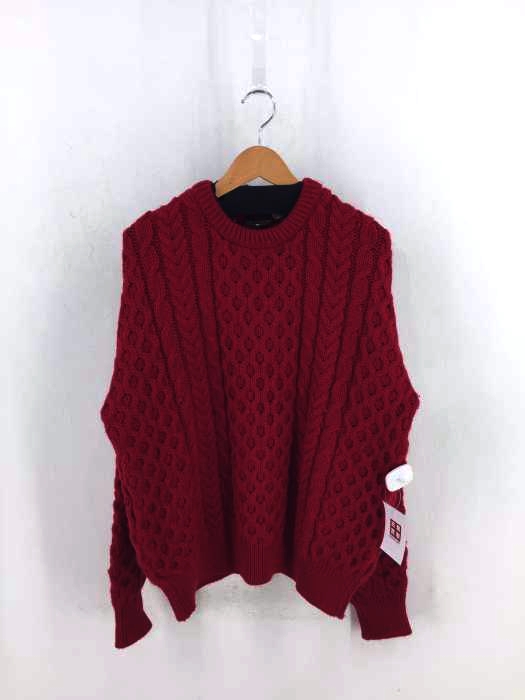 NORDSTROM（ノードストローム） ケーブル編みクルーネックニット メンズ トップス