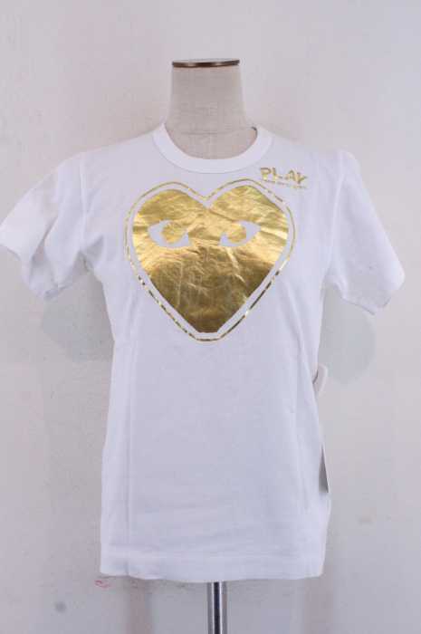 PLAY COMME des GARCONS （プレイコムデギャルソン） AD2010 ハートプリントTシャツ レディース トップス
