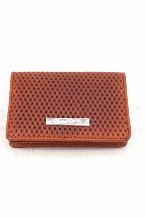 GARNI (ガルニ) Mesh Card Case メッシュレザーカードケース パスケース メンズ 財布・ケース