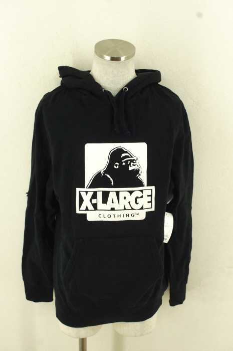 X-LARGE （エクストララージ） プリントロゴプルオーバーパーカー メンズ トップス