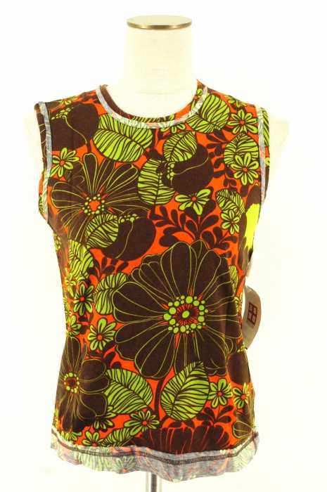 tricot COMME des GARCONS（トリココムデギャルソン） AD2003　花柄ノースリーブタンクトップ レディース トップス