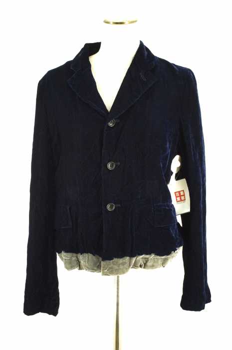 COMME des GARCONS COMME des GARCONS （コムデギャルソンコムデギャルソン） AD2008 裾オパール加工ベロア3B レディース アウター
