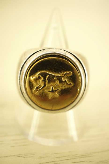 IL BISONTE （イルビゾンテ） ブランドモチーフリング メンズ アクセサリー