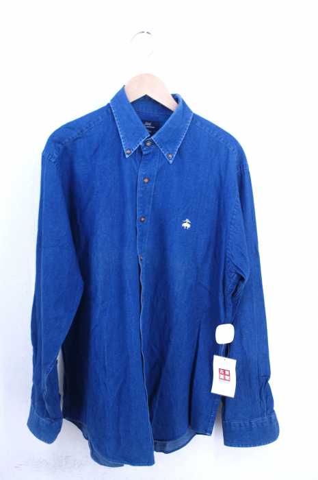 346 BROOKS BROTHERS（ブルックスブラザーズ） ロゴ刺繍デニムBDシャツ メンズ トップス