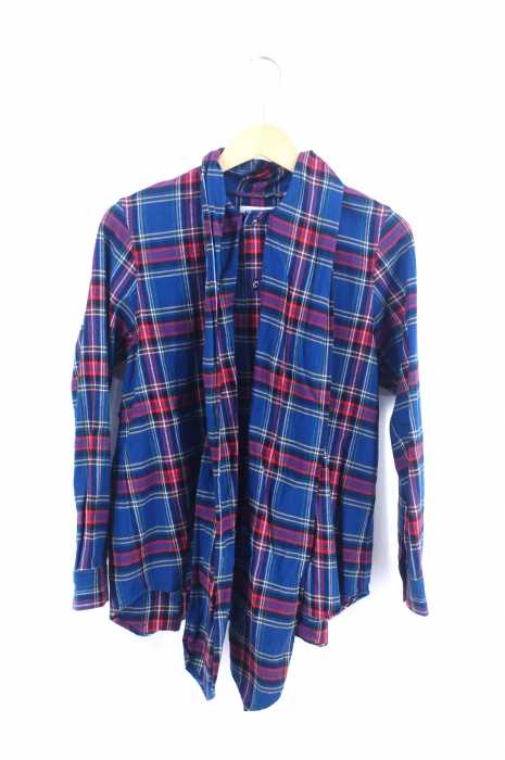 BEAMS BOY （ビームスボーイ） 18AW ネルタータンアスコットタイシャツ レディース トップス