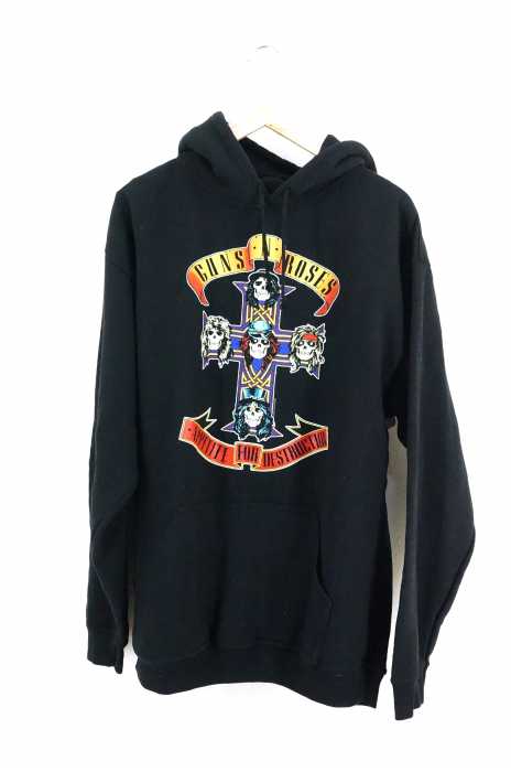 USED古着  （ユーズドフルギ） promodoro Guns N Roses バンドプリントパーカー メンズ トップス