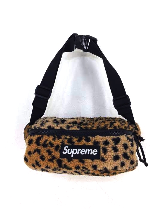 Supreme(シュプリーム) 17AW Leopard Fleece Waist Bag メンズ バッグ