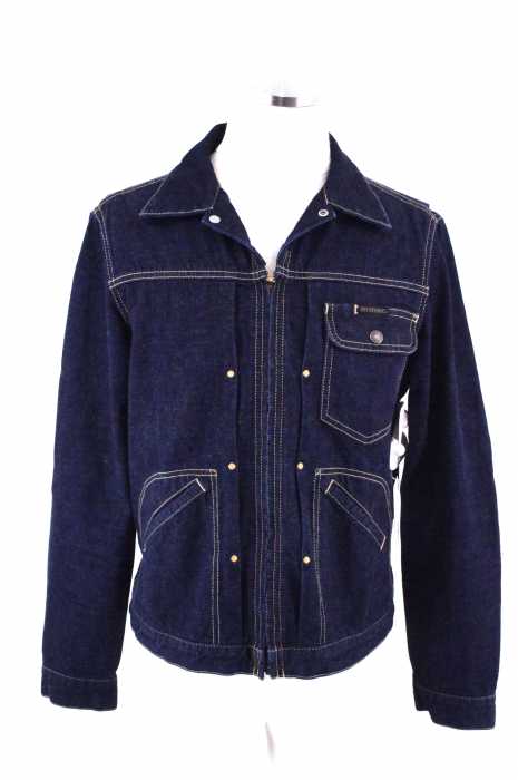 HYSTERIC GLAMOUR （ヒステリックグラマー） 15AW ジップアップデニムジャケット　Gジャン メンズ アウター