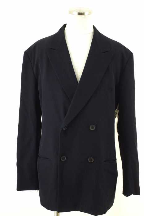 Yohji Yamamoto POUR HOMME （ヨウジヤマモトプールオム） ウールダブルテーラードジャケット メンズ アウター