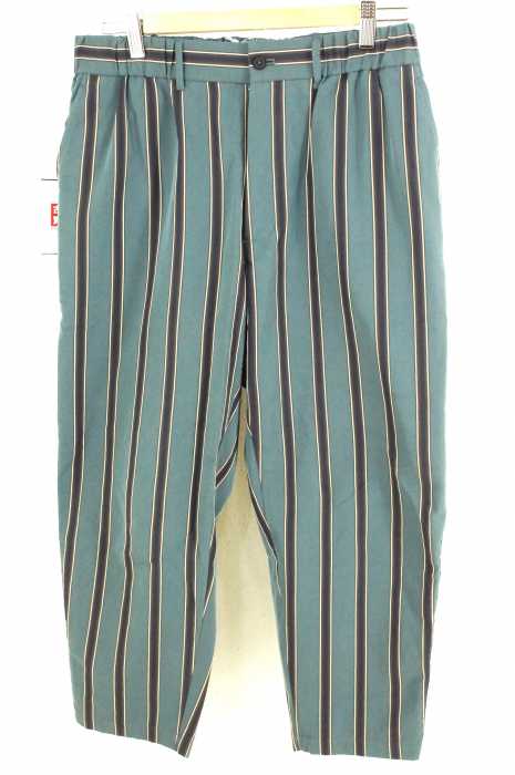 08sircus (ゼロエイトサーカス) 17SS 2タックストライプパンツ メンズ パンツ