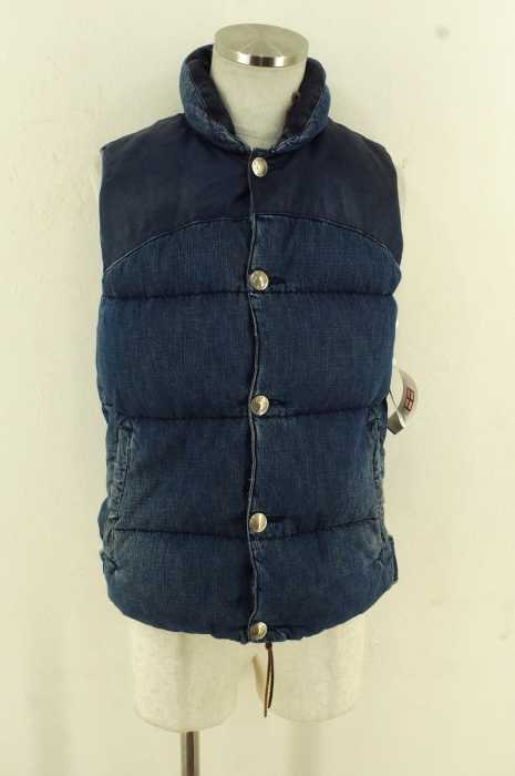 REMI RELIEF ×　BEAMS PLUS（レミレリーフ×ビームスプラス） デニム レザー切替 コンチョ　ボタン メンズ アウター