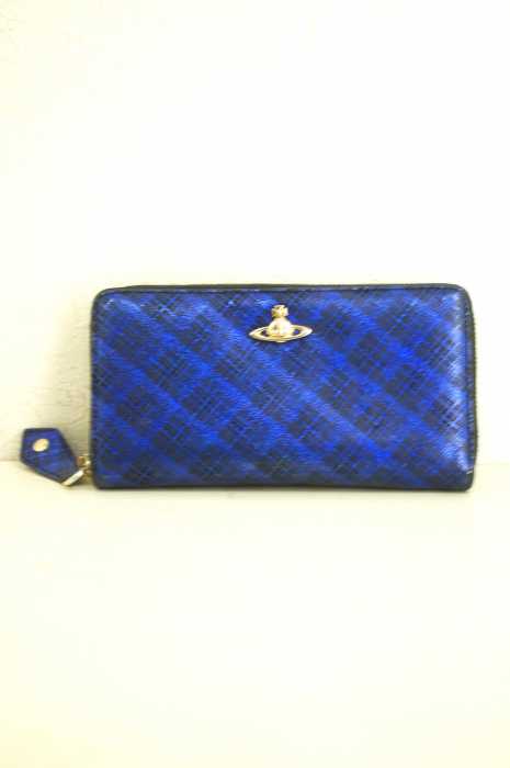Vivienne Westwood （ヴィヴィアンウエストウッド） チェック柄長財布 レディース 財布・ケース