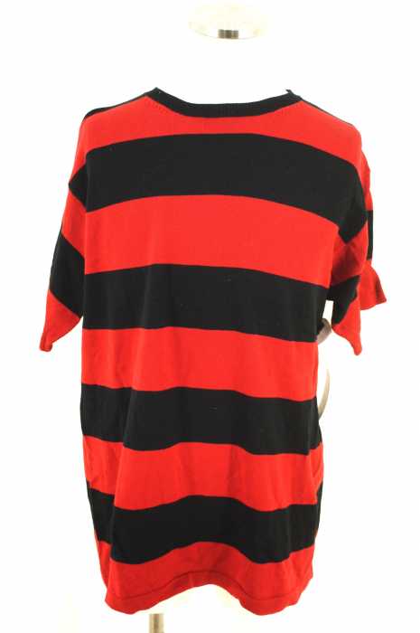 Yohji Yamamoto POUR HOMME （ヨウジヤマモトプールオム） ボーダーニットカットソー メンズ トップス