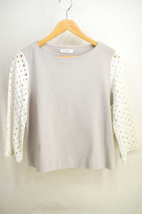 BEAUTY & YOUTH UNITED ARROWS  （ビューティーアンドユースユナイテッドアローズ） 袖レース7分袖カットソー レディース トップス