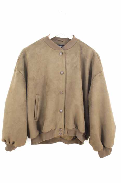 ZARA BASIC （ザラベーシック） フェイクスウェードボンバージャケット