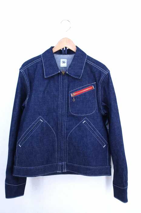 SCYE BASICS (サイベーシックス) 19SS デニム ワーク ジャケット ジップアップ デニムジャケット メンズ アウター