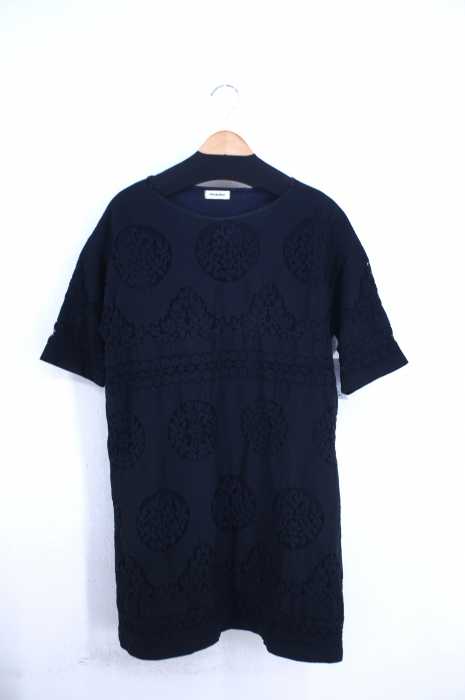 Plantation（プランテーション） 14AW レース刺繍 コットンS/Sワンピース レディース ワンピース
