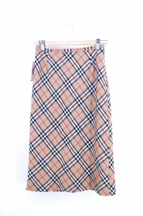 BURBERRYS BLUE LABEL（バーバリーズブルーレーベル） ノバチェックウールロングスカート レディース スカート