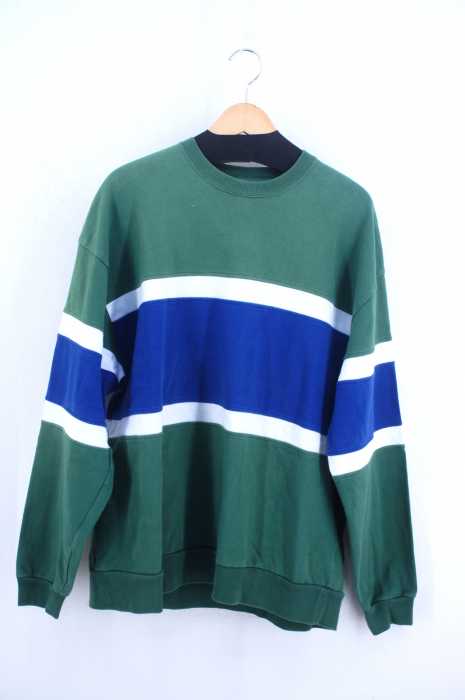 BEAMS  （ビームス） バイカラーラガースウェット メンズ トップス
