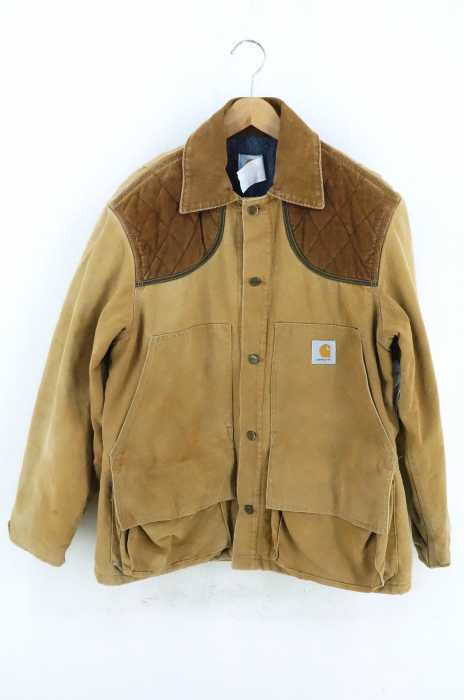 Carhartt (カーハート) 裏地ブランケットコーデュロイ切替ダックジャケット メンズ アウター