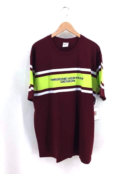 thisisneverthat（ディスイズネバーザット） 20SS 3Line Striped Tee メンズ トップス