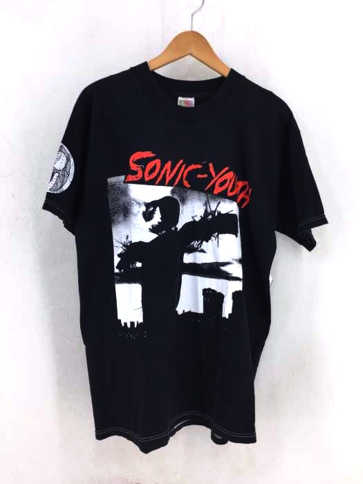 FRUITS OF THE LOOM（フルーツオブザルーム） 90~00s SONIC-YOUTH Bad Moon Rising Shirt メンズ トップス