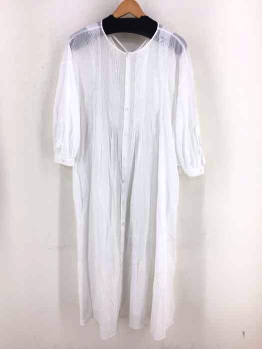MACPHEE（マカフィー） 20SS コットンローン ピンタックシャツワンピース レディース ワンピース