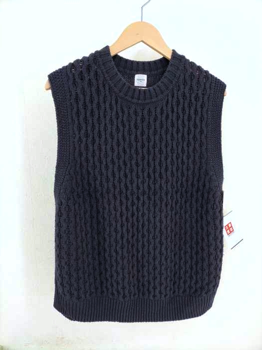 EDIFICE（エディフィス） 20SS 3ゲージ シルク ニットベスト メンズ トップス