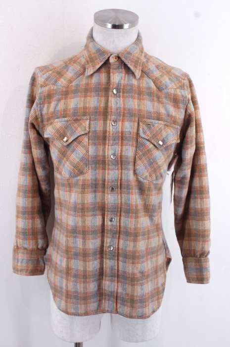 PENDLETON(ペンドルトン) 白タグチェック柄ウールウエスタンシャツシャツ メンズ トップス