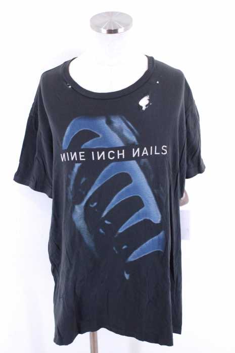 USED (ブランド不明) PIMATEEボディ 加工バンドTシャツ メンズ トップス