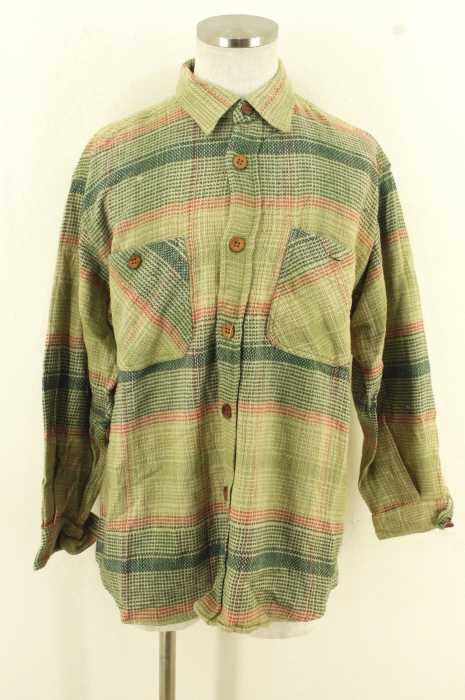USED (古着) チェックボタンシャツ メンズ トップス