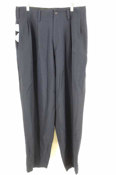 Yohji Yamamoto POUR HOMME （ヨウジヤマモトプールオム） タック入りテーパードウールスラックス メンズ パンツ