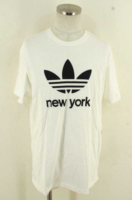 adidas (アディダス) クルーネックプリントTシャツ メンズ トップス