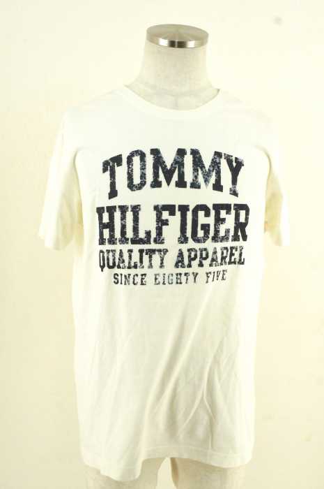 TOMMY HILFIGER (トミーヒルフィガー) クルーネックロゴプリントTシャツ メンズ トップス